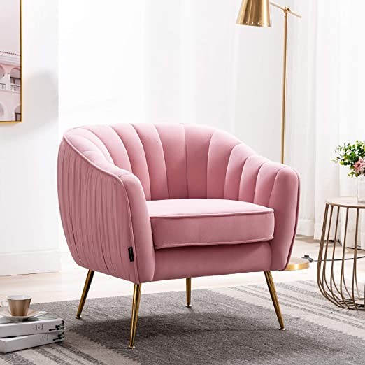 Pink Velvet Chair